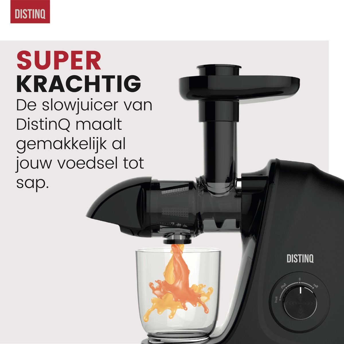 DistinQ Slowjuicer met Pulpcontainer thumbnail 2
