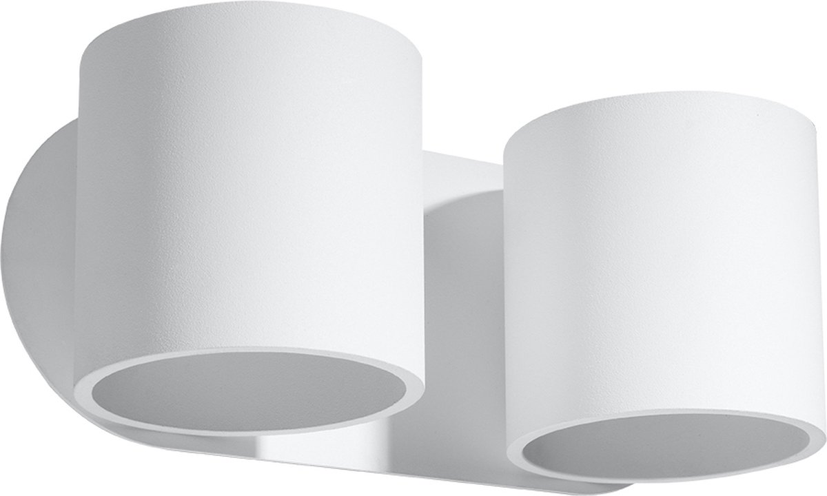 Light Your Home Peony Wandlamp - Modern - Aluminium - 2xG9 - Woonkamer - Eetkamer - Wit