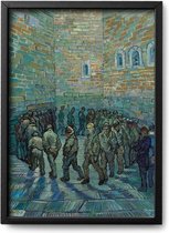 Affiche Vincent van Gogh - A3 - 30 x 42 cm - Cadre inclus ( Aluminium Zwart )
