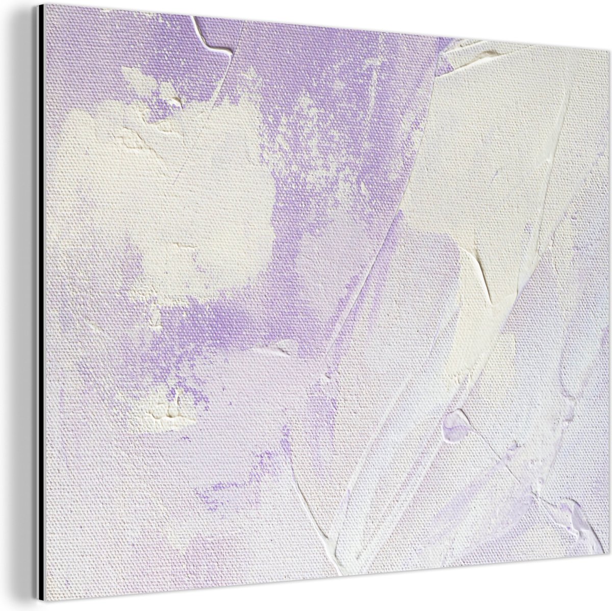 Wanddecoratie Metaal - Aluminium Schilderij Industrieel - Abstract - Verf - Design - 80x60 cm - Dibond - Foto op aluminium - Industriële muurdecoratie - Voor de woonkamer/slaapkamer