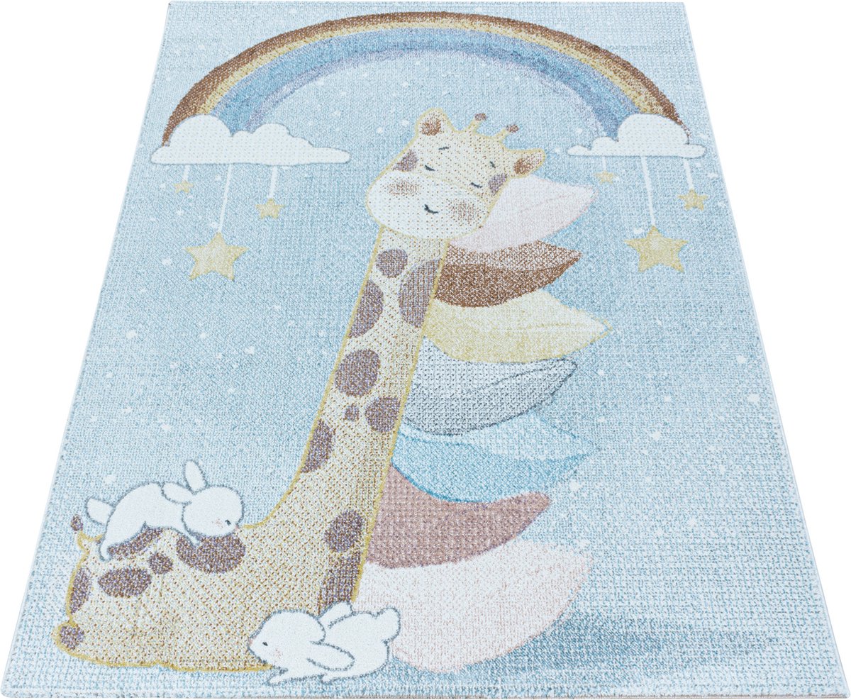 LittleForBig Bedrukte Luiers voor volwassenen babyluierliefhebbers ABDL 10 stuks-Kinderkamer Blauw L