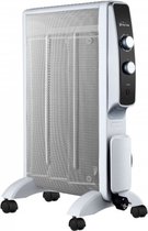 Oneiro's luxe elektrische radiator Mica wit 1500W laag verbruik LxDxH: 51 x 27 x 62 cm - ECO infrarood kachel - - infrarood verwarmingspaneel - elektrische verwarming - waninfrarood verwarming - infrarood paneel - infrarood kachel -