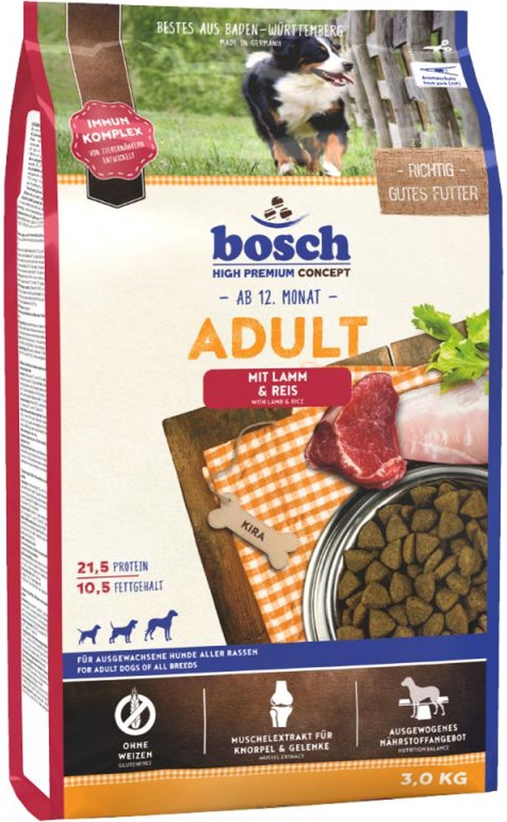 Bosch Adult Lamb & Rice 15kg