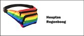 Heuptasje regenboog - Thema feest rainbow party festival pride feestje fun tas