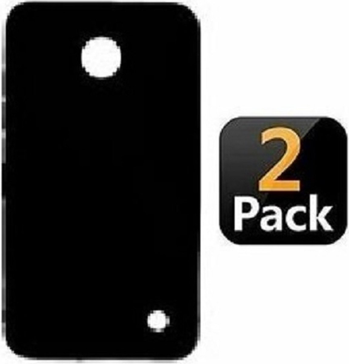 Nokia Lumia 635 Hoesje Siliconen TPU Zwart 2x