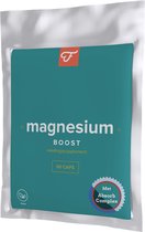 Foodie Magnesium Boost - Magnesiumsupplement - Met 3 soorten Magnesium - Incl. Vitamine B12, B6, Actief Foliumzuur / Folaat (Quatrefolic®) en vitamine D