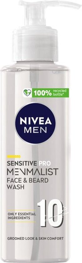 Nivea Men Sensitive Pro-Menmalist- Gezicht& Baard was-