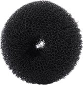 Scrunchie - Donut - Haardonut Elastiek - 9cm - Zwart