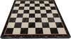 Afbeelding van het spelletje Schaakbord - bruin walnoot hout - maat L 30cm - met houten schaakstukken