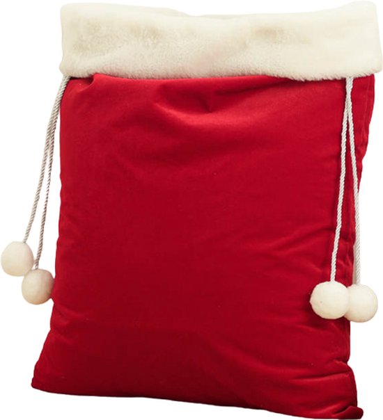TRIXES Rode Kerstkous Kerstman Zak/Tas – 70cm x 50cm