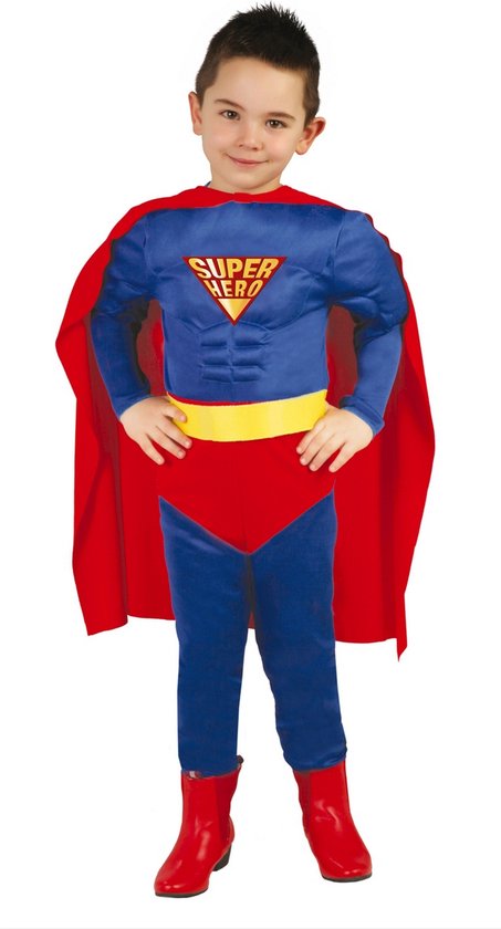 Superheld kind carnaval kostuum-Maat:7-9 years | bol.com