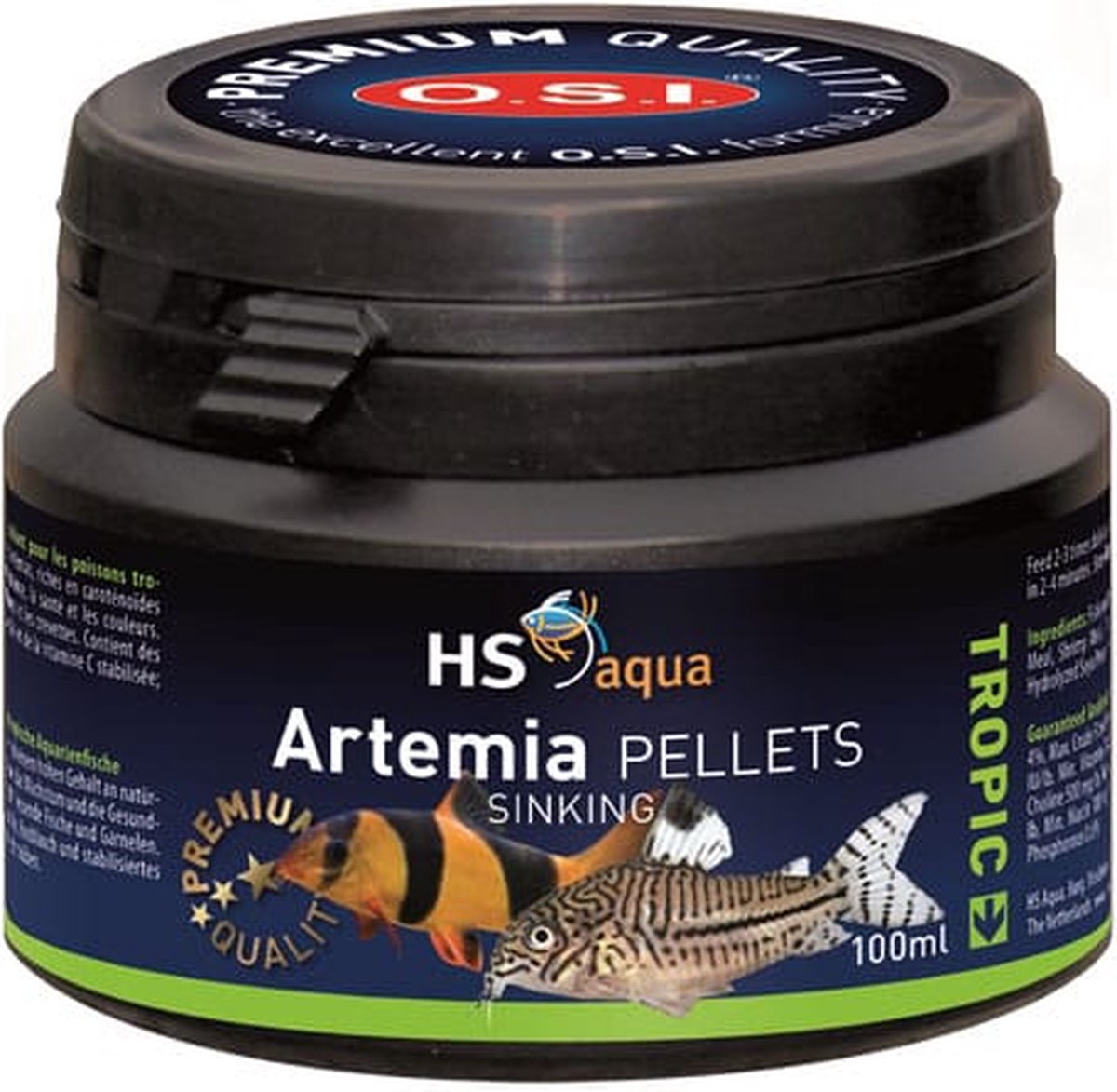HS aqua - Artemia pellets voor aquariumvissen - 100 ml