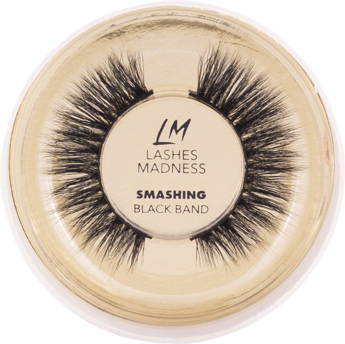 Lashes Madness - SMASHING - Black Band - Vegan Mink Lashes - Wimpers - Valse Wimpers - Eyelashes - Luxe Wimpers