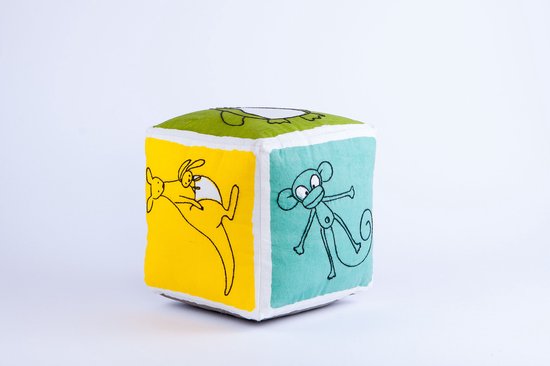 Afbeelding van het spel Qukel DoeDobbel - spelletjes - baby (1-3 jaar) - biologisch katoen - educatief speelgoed