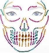 Face & Body Jewels - Gezicht Sticker Halloween Horror Clown