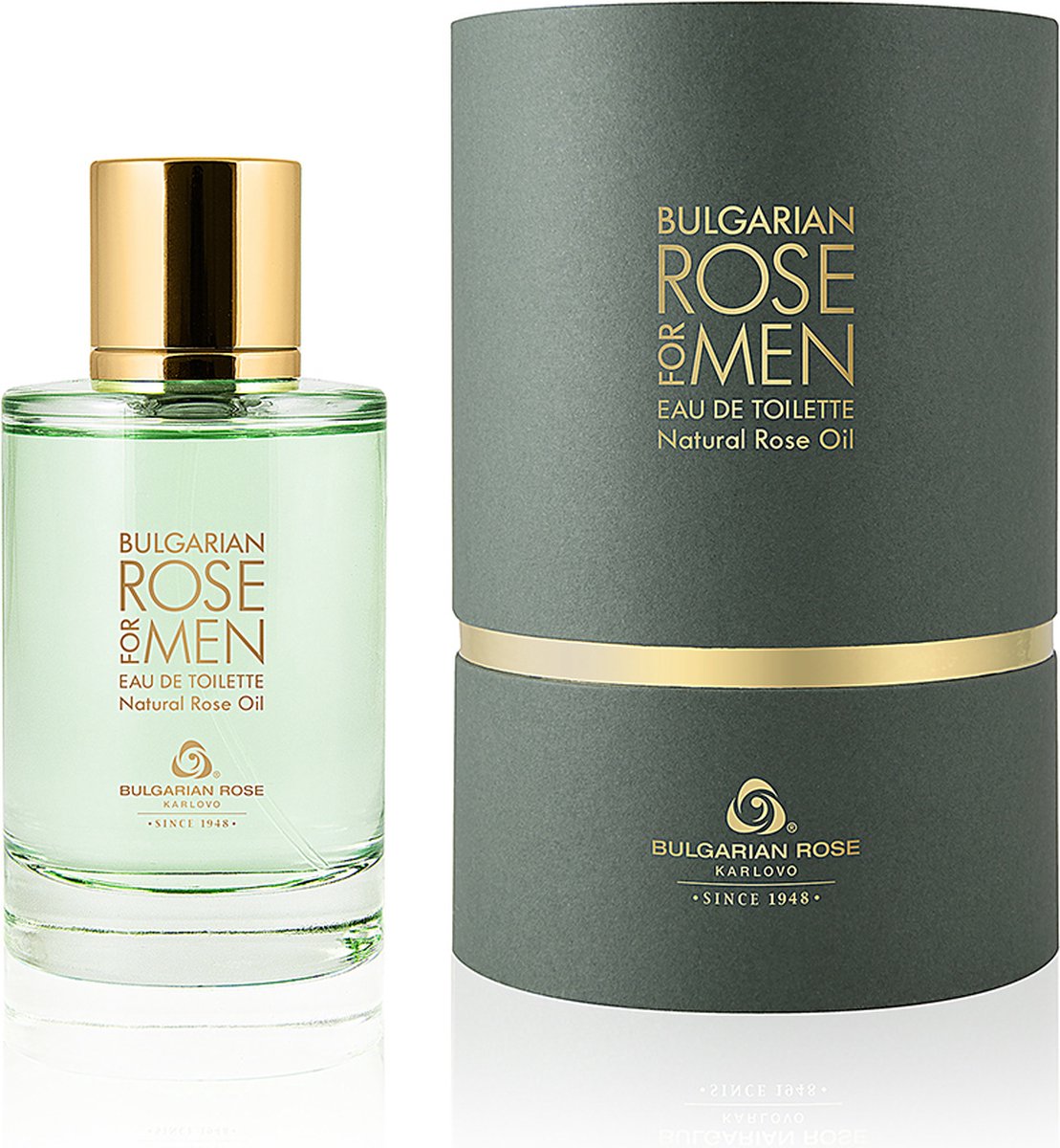 Rose for Men Eau de toilette | Geur die mannelijkheid belichaamt - Met 100% natuurlijke Bulgaarse rozenolie en rozenwater | Cadeau voor Valentijn