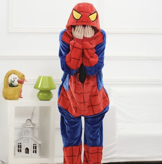 Onesie Spiderman - Maat 120 - Marvel - Spider-Man - Onesie jongens - onesie  meisjes -... | bol.com