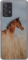 Coque Samsung Galaxy A33 5G - Cheval - Ciel - Herbe - Coque de téléphone en Siliconen