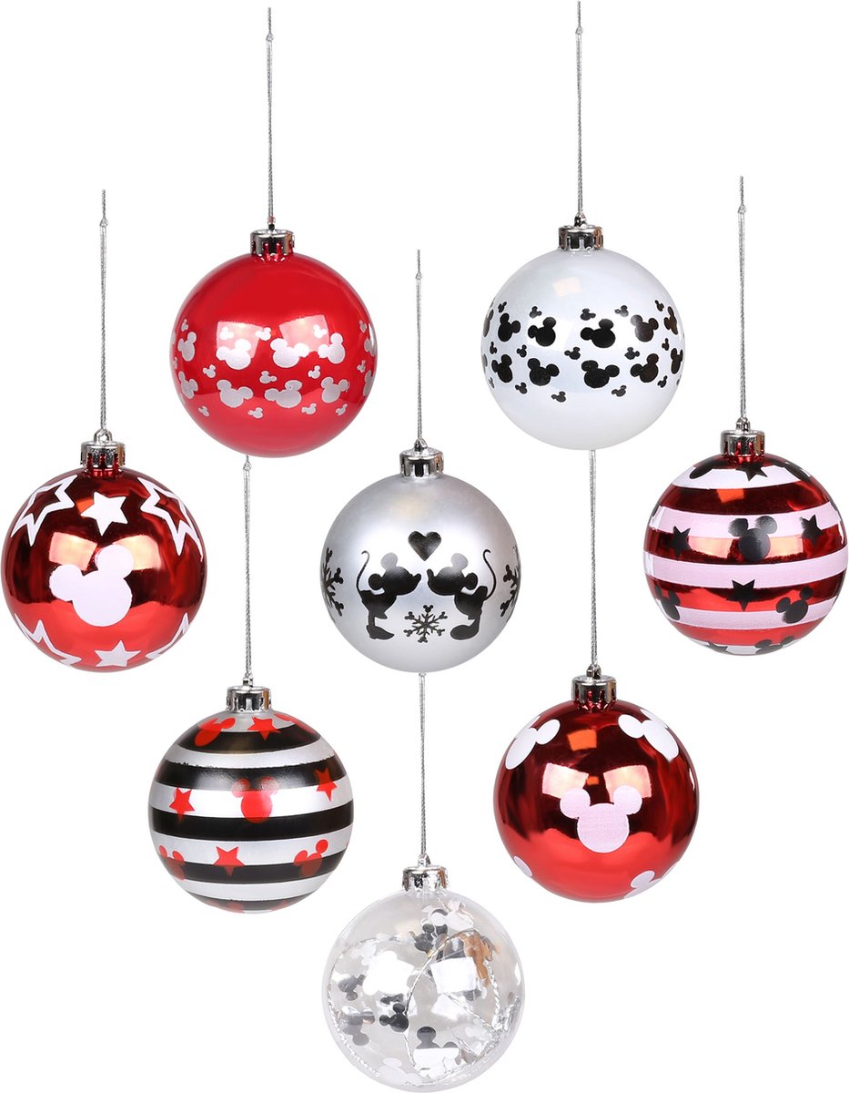 Mickey et Minnie Mouse Disney Un ensemble de boules de Noël, décorations  d'arbre de Noël, plastique 25 pièces - Cdiscount Maison