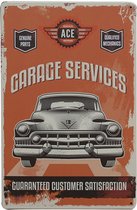 Garage Services Customer Satisfaction Metalen Bord 20 x 30 cm
