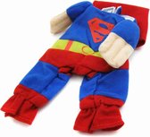 UrbanKr8® - Superman kostuum met Cape - Hond of Kat - DC - Maat M