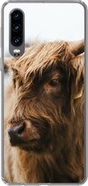 Coque Huawei P30 - Highlander écossais - Animaux - Cornes - Coque de téléphone en Siliconen
