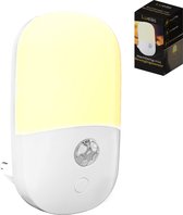 Lueas® -Nachtlampje met Bewegingssensor - LED Nachtlampje Stopcontact - Nachtlampje voor Kinderen en Volwassenen- Warm licht - Dimbaar