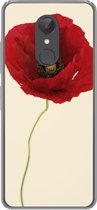 Coque Xiaomi Redmi 5 - Gros plan d'un coquelicot rouge - Coque de téléphone en Siliconen