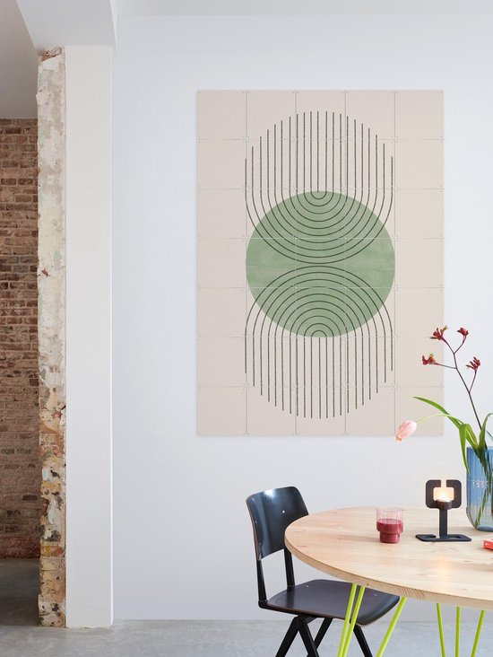 IXXI Perfect Point Green - Décoration murale - Abstrait - 80 x 60 cm
