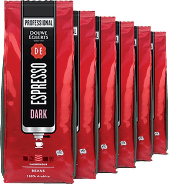 Koffie Douwe Egberts Espresso Bonen Dark Roast 1000gr Koffie Douwe Egberts Espresso Bonen Dark Roast 1000gr