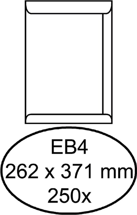 Foto: Akte envelop eb4 wit 80830