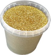 Gouden glitters - 400 gram in emmer - Maat 1/64 | 0,6 mm | 15 Hex
