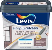 Levis Simply Refresh - Fenêtres et Portes - Satiné - Simply White - 0,75 L