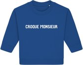 Sweater Croque Monsieur Majorelle Blue 6-12 mnd