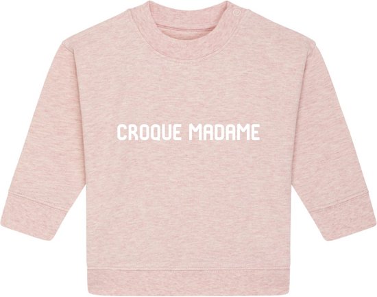 Sweater Croque Madame Heather Pink 24-36 mnd
