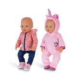 Isa's Friends® -  Poppenkleding - Duopack - Kleertjes geschikt voor o.a. BABY born  - 2 Setjes