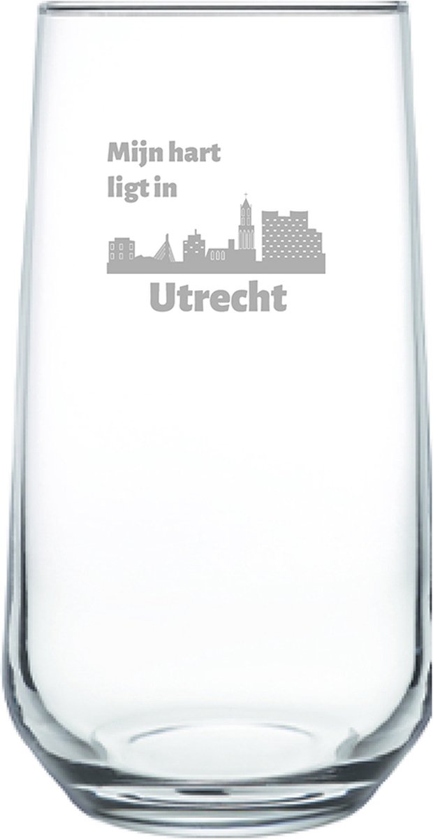 Gegraveerde Drinkglas 47cl Utrecht