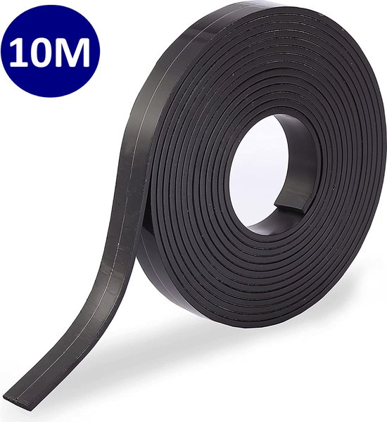 Nordevik® Magneettape - 10 meter - Magneetband met plakstrip -  Zelfklevende... | bol.com