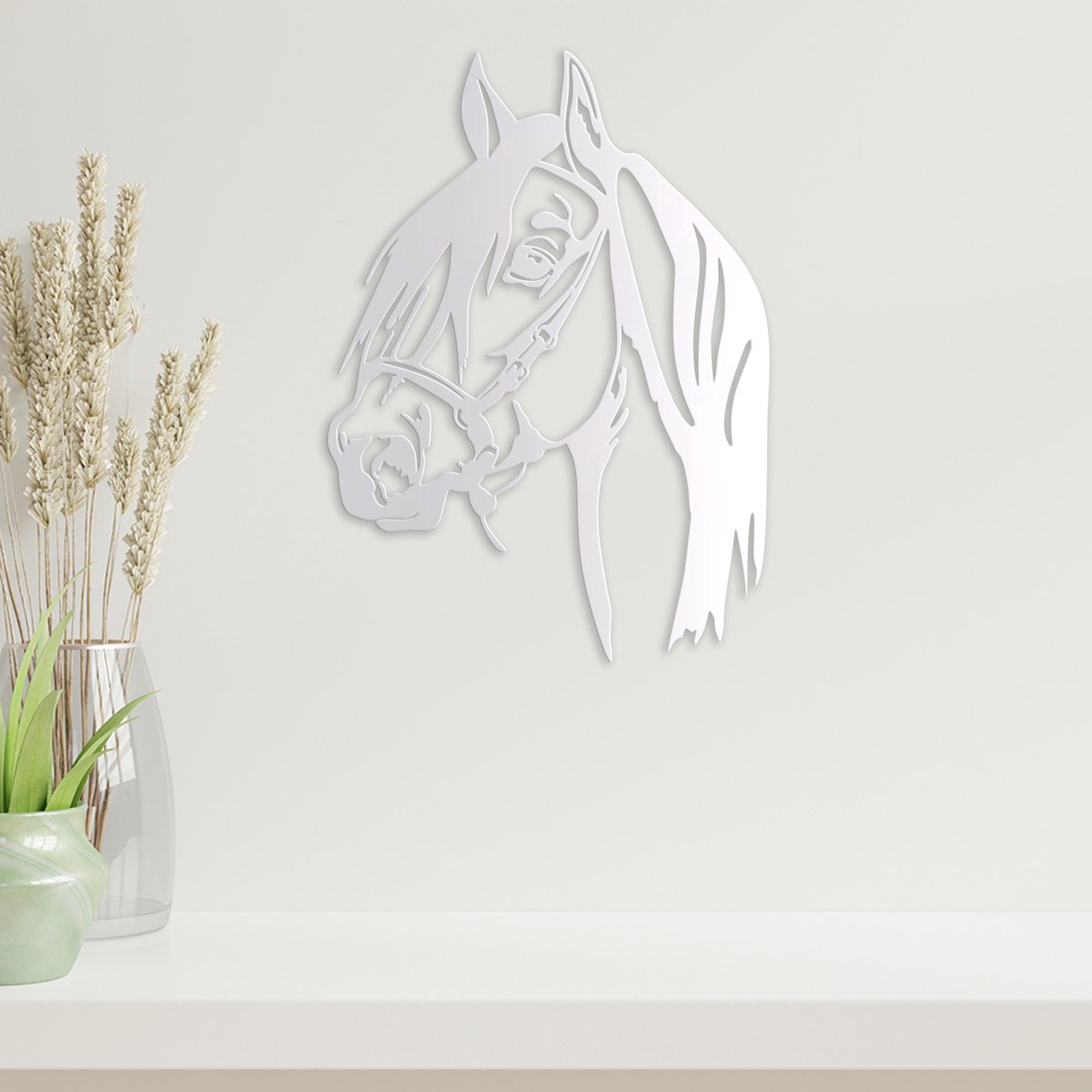 Art mural en métal cheval - France