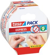 Verpakkingstape tesapack expr 50mx50mm handsch tr | Omdoos a 6 rol | 6 stuks