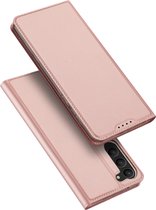 Telefoon hoesje geschikt voor Samsung Galaxy S23 5G - Dux Ducis Skin Pro Book case - Roze