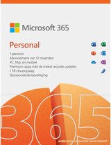 Microsoft Office 365 Personal - 1 Gebruiker 1 jaar - Inclusief updates