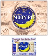 Moon Pie I Got Mooned Glazen Snijplank - 40 x 30 cm