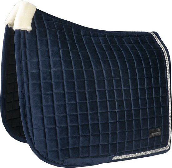 Tapis De Selle Waldhausen Marseille D - Dressage - Bleu Nuit - Neuf Complet