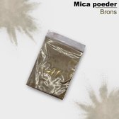 Mica poeder - Pigment poeder - mica powder - epoxy pigment - Brons - kleurstof - pigment- 5 gram per zakje - te gebruiken voor zeep, bath bombs en om kaarsen te maken!