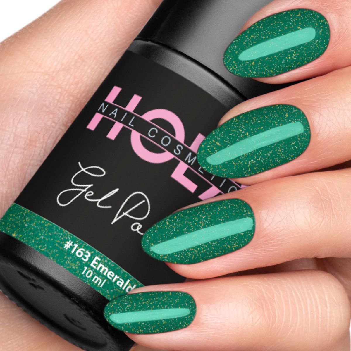 Hola Nails | Gelpolish #163 Emerald (10ml) | Gellak voor thuis