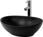 Lavabo 41x33,5x14,5 cm céramique noire ML- Design