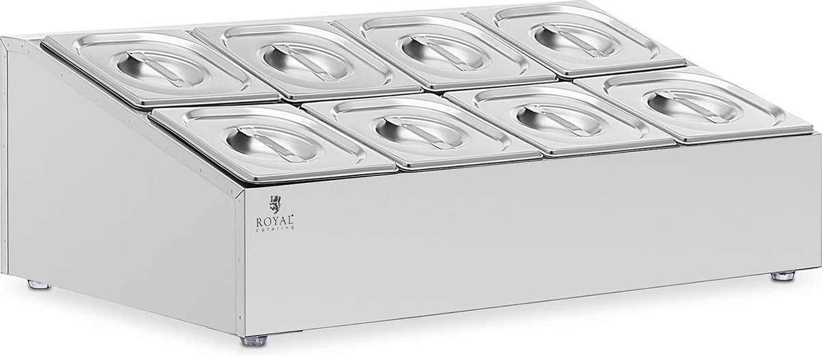 GN houder - 2 x 4 GN 1/6 - 15.2 l - Royal Catering
