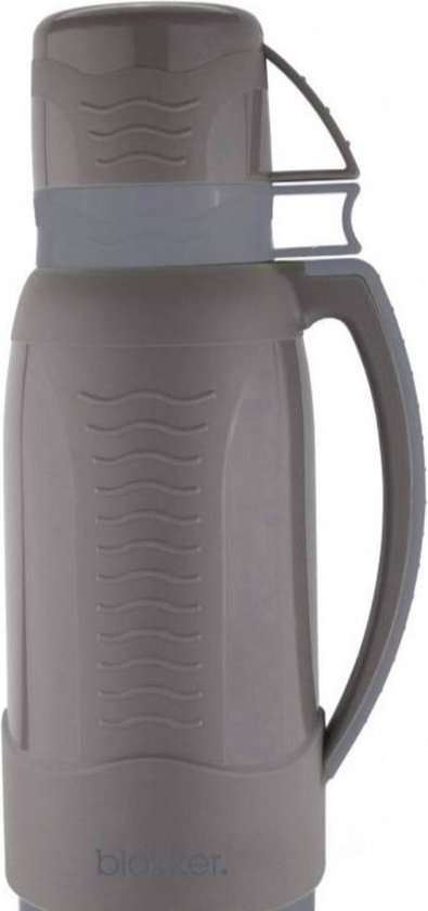 blokker-thermoskan-met-2-bekers-grijs-1-l-10-5x32-xh-bol