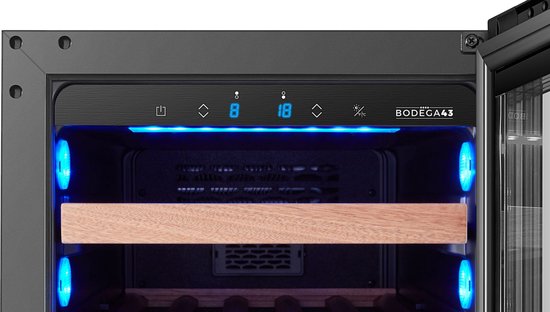 BODEGA43 - Cave à vin climatisée - étroite - 2 zones - 28 bouteilles